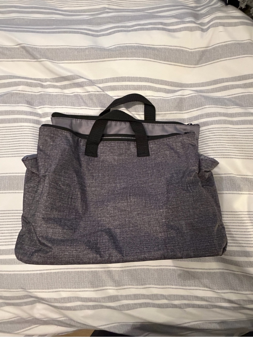 thirty-one Gray Laptop Tote with Top Handles